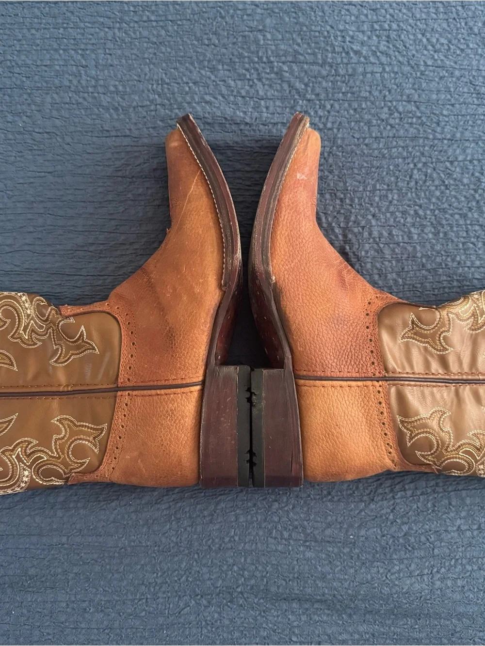 Western Mens Leather Cowboy Boots Selling FASTT💨